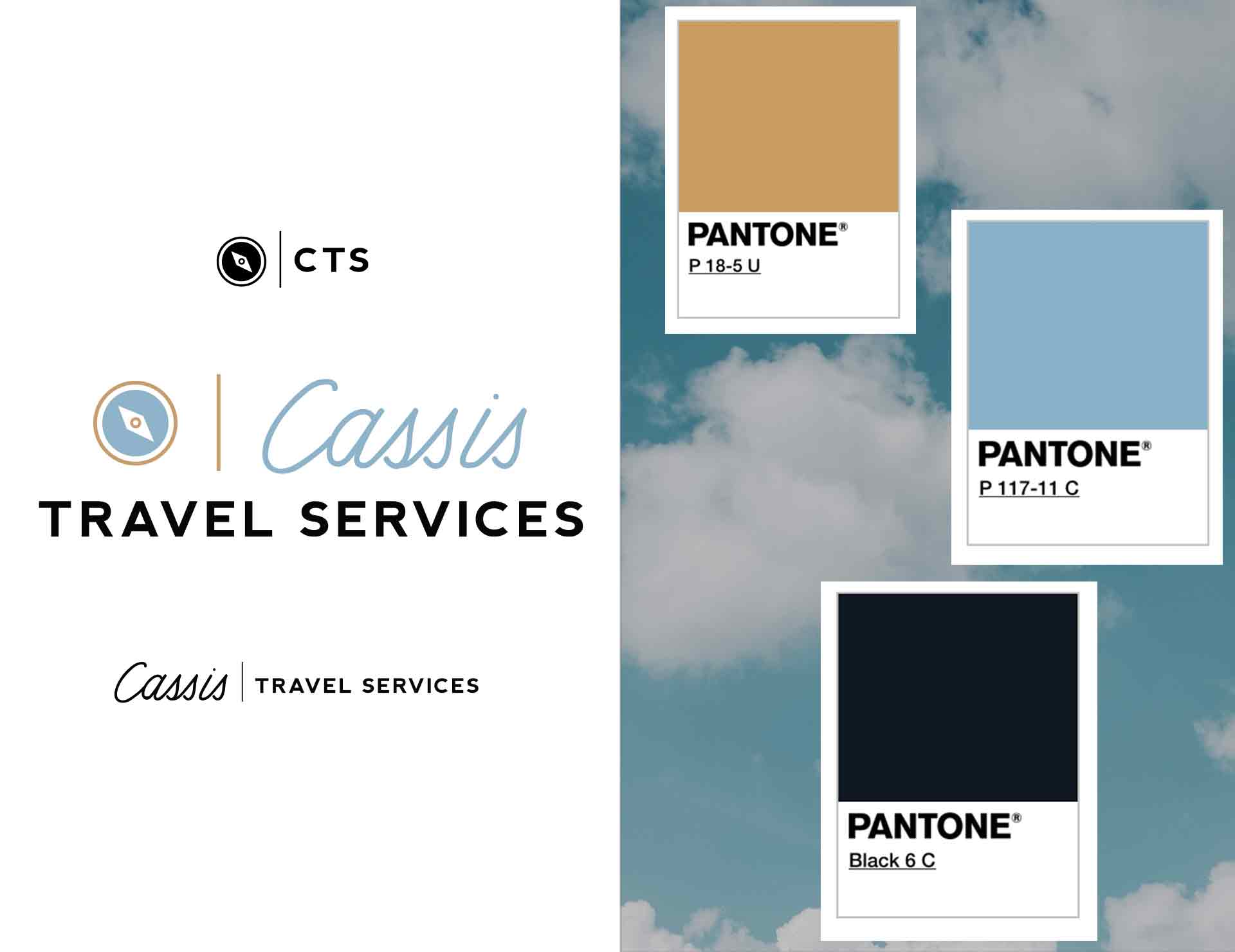 Cassis travel logo and colors