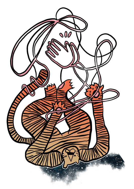 Tiger marketing illustration