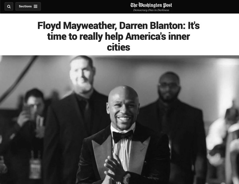 Floyd mayweather event post
