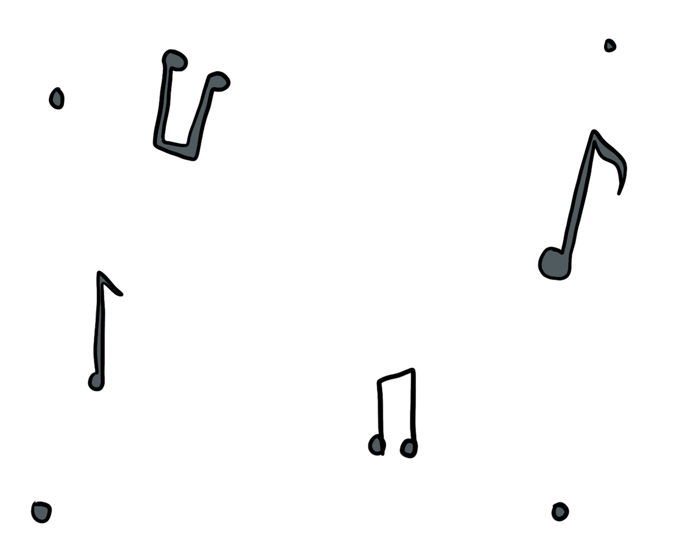 Notes custom illustration